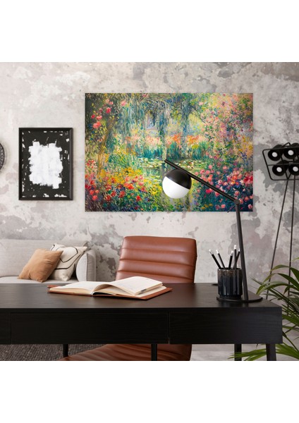 Açan Çiçeklerle Rüya Gibi Bahçe Manzarası Claude Monet Kanvas Tablo - Claude Monet, Kanvas Tablo, Duvar Dekorasyonu, Duvar Sanatı, 50X30 fiyatları