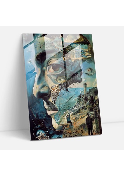 Dadaizm Modern Sanat - Sürrealist Etkiler ve Rüya Gibi Imgeler - Dadaizm, Sürrealist Etkiler, Modern Sanat, Bilinçaltı Sanatı, 50X70