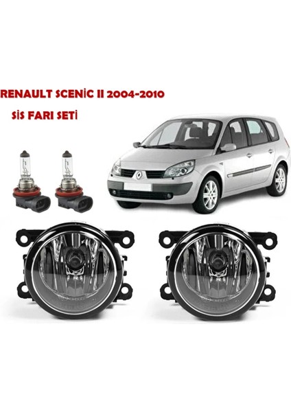 Renault Scenic 2 2004-2010 Sis Farı Seti 8200074008