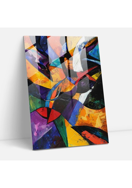 Duygusal Dışavurumculuk Cam Baskı - Ekspresyonizm, Duvar Dekorasyonu, Cam Baskı, Ev Dekorasyonu, 30X45