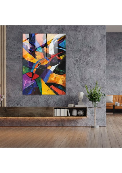 Duygusal Dışavurumculuk Cam Baskı - Ekspresyonizm, Duvar Dekorasyonu, Cam Baskı, Ev Dekorasyonu, 30X45 modelleri