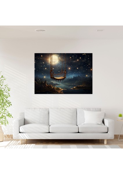 Dreamy Galaxy Duvar Sanatı - Dünya, Kanvas Tablo, Rüya Gibi, Kanvas Tablo, 50X30 fiyatları