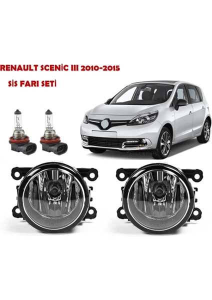Renault Scenic 3 2010-2015 Sis Farı Seti 8200074008