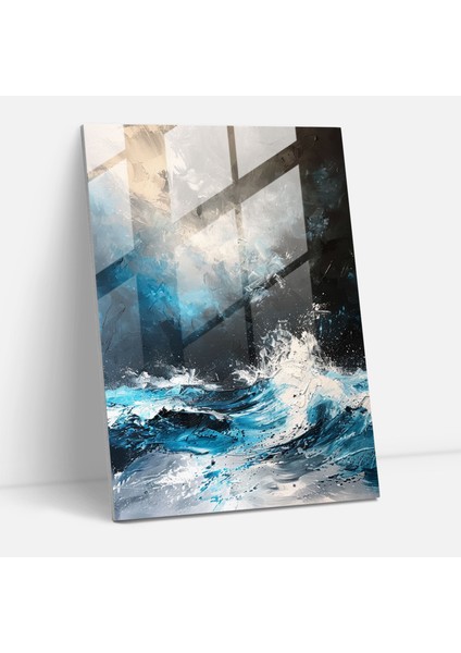 Ekspresyonizm Sanat Tarzı Cam Baskı - Ekspresyonizm, Ev Dekorasyonu, Duvar Dekorasyonu, Doğa Sanatı, 30X45