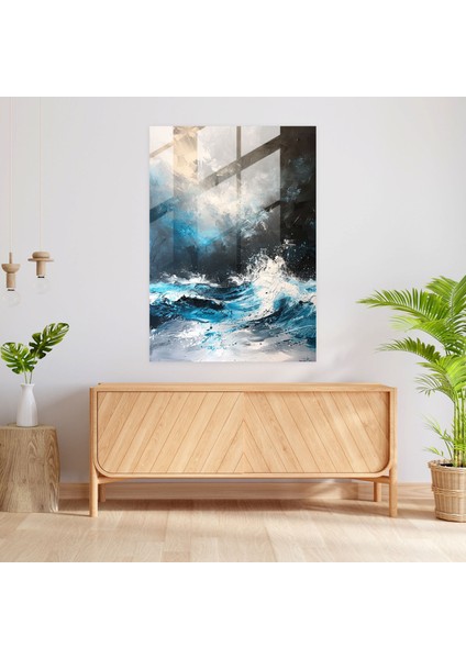 Ekspresyonizm Sanat Tarzı Cam Baskı - Ekspresyonizm, Ev Dekorasyonu, Duvar Dekorasyonu, Doğa Sanatı, 30X45 fiyatları