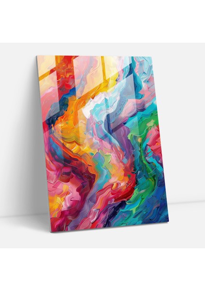 Dönen Ekspresyonizm Cam Sanatı - Ekspresyonizm, Modern Sanat, Cam Sanatı, Ev Dekorasyonu, 30X45