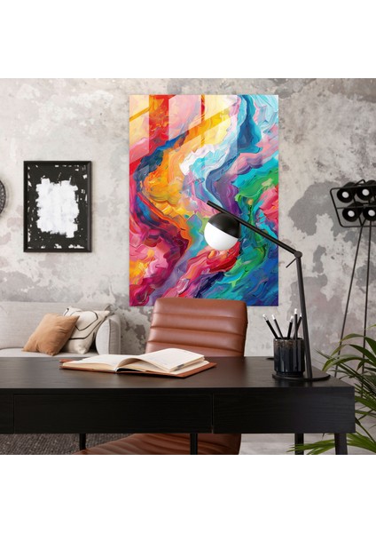 Dönen Ekspresyonizm Cam Sanatı - Ekspresyonizm, Modern Sanat, Cam Sanatı, Ev Dekorasyonu, 30X45
