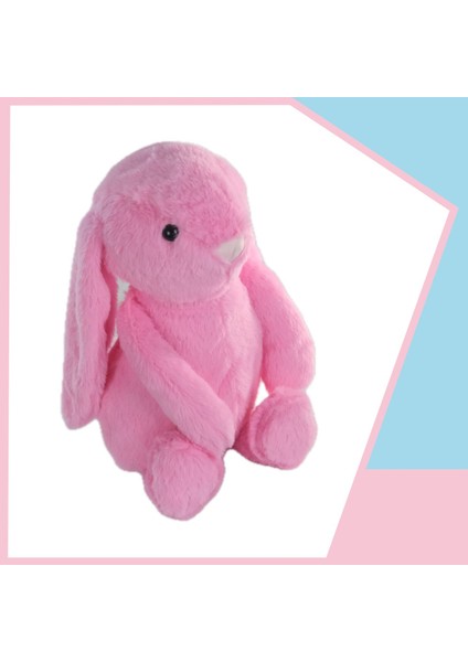 Tavşan Uzun Kulakli Peluş Uyku Arkadaşi 45 cm Pembe 420105