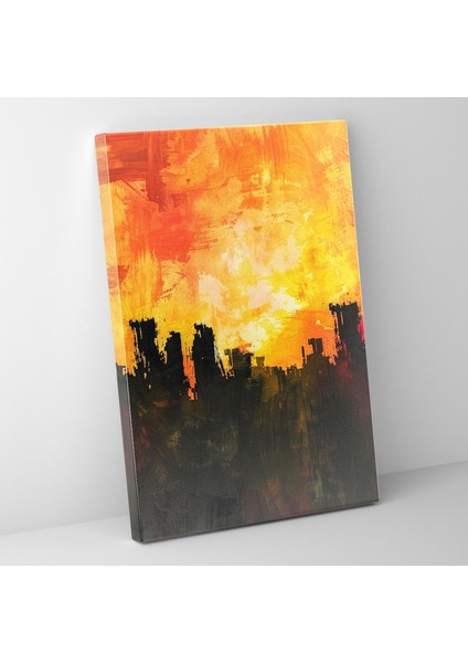 Gün Batımı Serenadı Kanvas Tablo - Ekspresyonizm, Ev Dekorasyonu, Kanvas Tablo, 30X50