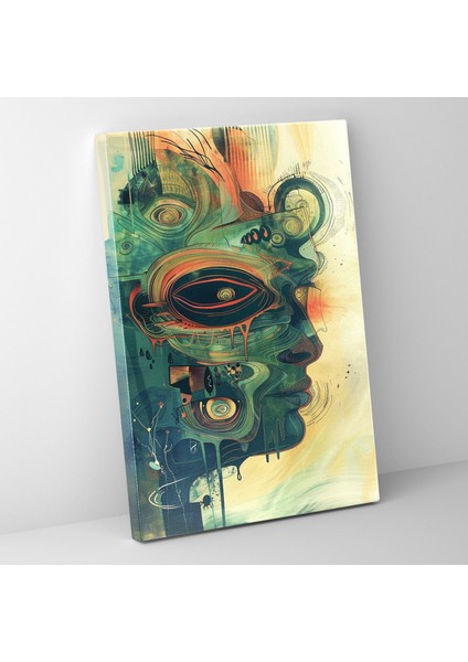 Ekspresyonizm Sanat Tarzı Duvar Dekorasyonu - Ekspresyonizm, Ev Dekorasyonu, Ekspresyonizm Sanat Tarzı, Kanvas Tablo, 30X50