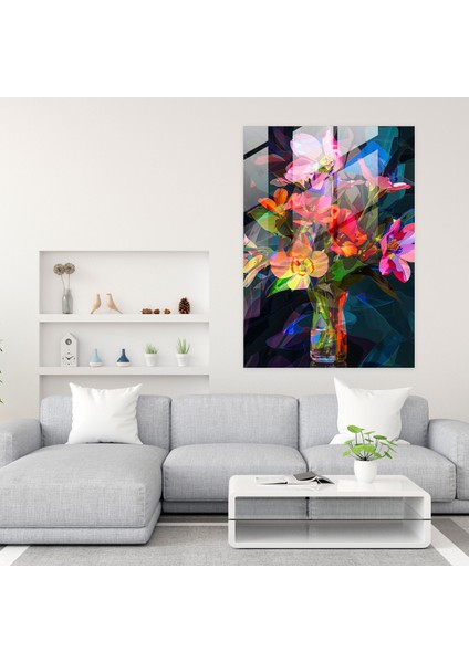 Ekspresyonizm Cam Sanatı - Canlı Natürmort - Ekspresyonizm, Modern Sanat, Cam Baskı, Cam Sanatı, 30X45 fiyatları