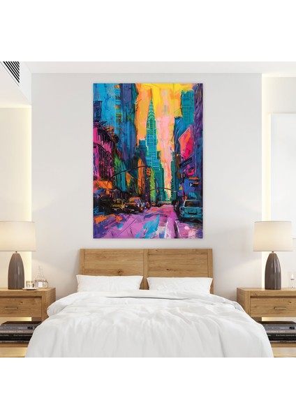 Ekspresyonizm Sanat Tarzı Duvar Tablosu - Ekspresyonizm, Kanvas Tablo, Duvar Dekorasyonu, Ev Dekorasyonu, 30X50