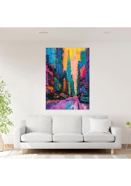 Ekspresyonizm Sanat Tarzı Duvar Tablosu - Ekspresyonizm, Kanvas Tablo, Duvar Dekorasyonu, Ev Dekorasyonu, 30X50