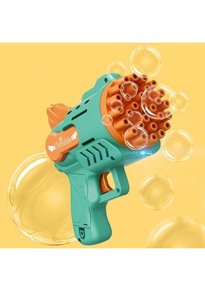 1 Pcs Vıp Blue Bubbles Gun 29 Delikli Çoklu Köpük Atan Tabanca Mavi Köpük Tabancası 2solisyon Hediye