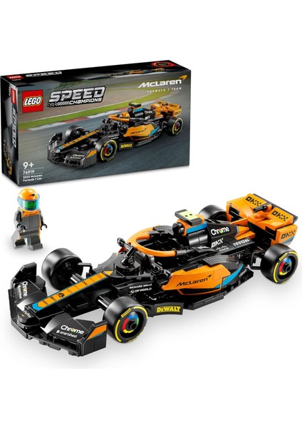 Speed Champions 2023 Mclaren Formula 1 Yarış Arabası Set 76919-9 Yaş ve Üzeri Çocuklar Için Koleksiyonluk ve Sergilenebilir Yaratıcı Oyuncak Model Yapım Seti (245 Parça)