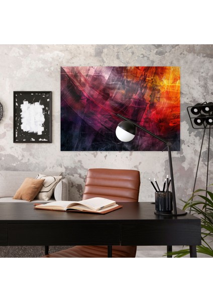 Yarı Saydam Katmanlar Soyut Sanat Kanvas Tablo Duvar Dekorasyonu - Soyut Sanat, Kanvas Tablo, Kanvas Tablo, Ev Dekorasyonu, 100X70