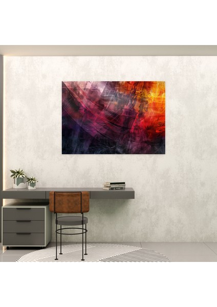 Yarı Saydam Katmanlar Soyut Sanat Kanvas Tablo Duvar Dekorasyonu - Soyut Sanat, Kanvas Tablo, Kanvas Tablo, Ev Dekorasyonu, 100X70