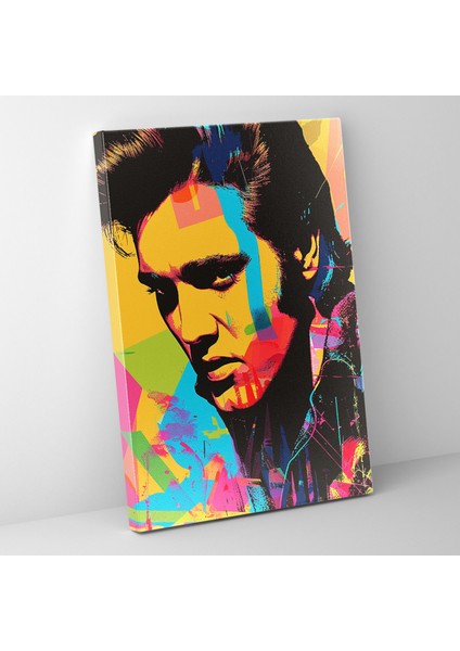 Andy Warhol Elvis Presley Kanvas Tablo - Andy Warhol, Elvis Presley, Portre, Andy Warhol, 30X50
