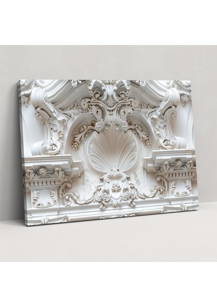 Karmaşık Barok Mimari Duvar Sanatı - Barok, Duvar Sanatı, Duvar Dekorasyonu, Barok, 50X30