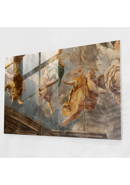 Barok Tarzı Resim Cam Duvar Sanatı - Barok, Cam Duvar Sanatı, Ev Dekorasyonu, Barok Tarzı Resim, 45X30