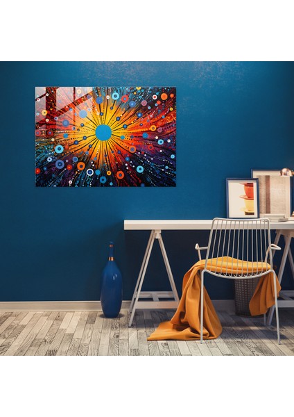 Soyut Aborijin Cam Baskı - Ataların Ruhları - Aborijin, Renkler, Ataların Ruhları, Aborijin, 45X30 fiyatları