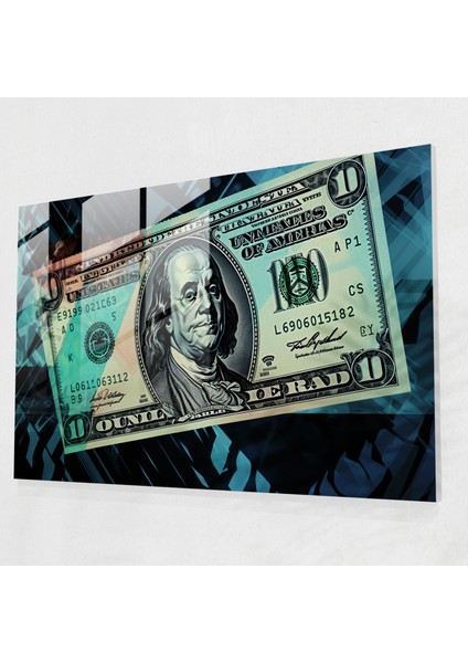 Amerikan Doları Duvar Süslemesi - American Express, Odak Noktası, Açılar, Amerikan Doları, 45X30