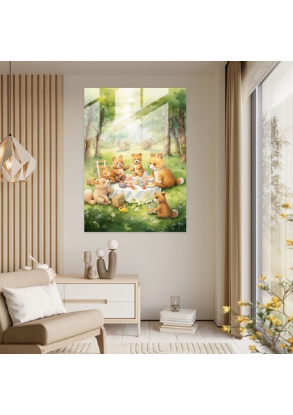 Insan Gibi Giyinmiş Hayvanlar Cam Baskı - Insan Gibi Giyinmiş Hayvanlar, Büyüleyici, Insan Gibi Giyinmiş Hayvanlar, Cam Sanatı, 30X45 fiyatları