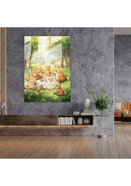 Insan Gibi Giyinmiş Hayvanlar Cam Baskı - Insan Gibi Giyinmiş Hayvanlar, Büyüleyici, Insan Gibi Giyinmiş Hayvanlar, Cam Sanatı, 30X45 modelleri