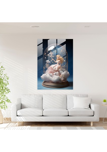 Rüya Gibi Barbie Cam Baskı - Barbie, Modern Sanat, Rüya Gibi, Yıldızlar, 30X45 modelleri