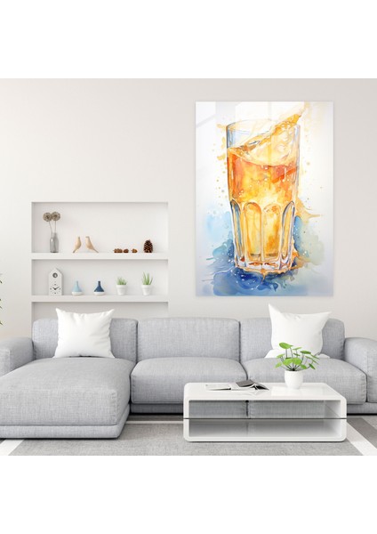 Bira Bardağı Baskı - Bira, Ev Dekorasyonu, Bira, Cam Sanatı, 30X45 modelleri