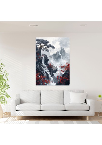 Pop Art Çin Manzarası Kanvas Tablo - Klasisizm ve Popart, Duvar Sanatı, Pop Art Çin Manzarası, Kanvas Tablo, 30X50 fiyatları