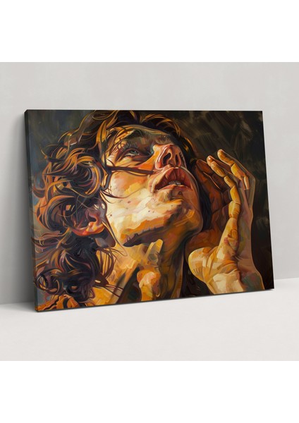 Caravaggio Tarzı Duvar Tablosu - Caravaggio, Caravaggio Tarzı, Duvar Sanatı, Kanvas Tablo, 70X50