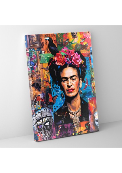 Frida Kahlo Style Canvas Print - Frida Kahlo, Frida Kahlo Style, Canvas Wall Art, Wall Decoration, 30X50