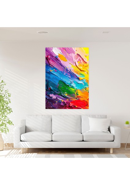 Neşeli Sıçrama Aksiyon Tablo Kanvas Tablo - Aksiyon Tablo, Kanvas Tablo, Duvar Sanatı, Ev Dekorasyonu, 30X50 fiyatları