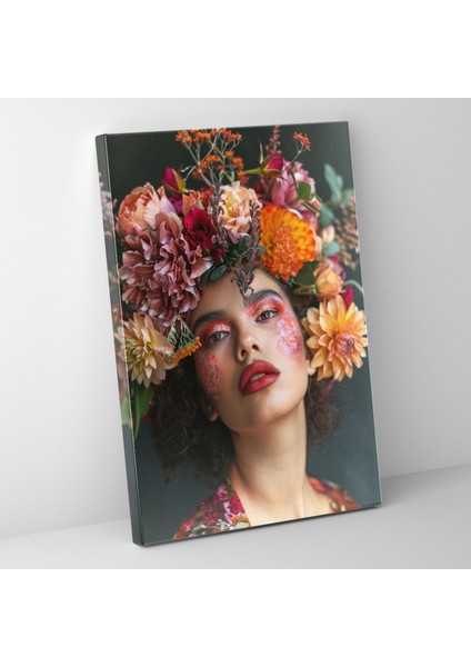 Frida Kahlo Style Wall Art - Frida Kahlo, Frida Kahlo Style, Canvas, Canvas Wall Art, 30X50
