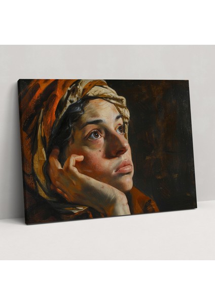 Caravaggio Tarzı Duvar Tablosu - Caravaggio, Ev Dekorasyonu, Duvar Dekorasyonu, Caravaggio Tarzı, 70X50