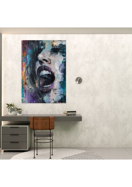 Duygusal Aksiyon Tablo Duvar Sanatı - Aksiyon Tablo, Ev Dekorasyonu, Kanvas Tablo, Duvar Dekorasyonu, 30X50 fiyatları
