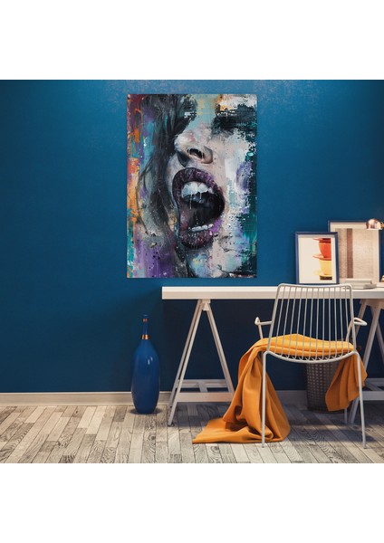 Duygusal Aksiyon Tablo Duvar Sanatı - Aksiyon Tablo, Ev Dekorasyonu, Kanvas Tablo, Duvar Dekorasyonu, 30X50 modelleri