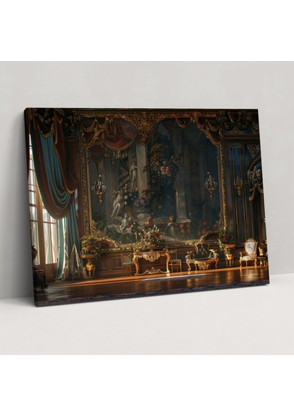 Barok Tarzı Resim Duvar Sanatı - Barok, Kanvas Tablo, Kanvas Tablo, Duvar Dekorasyonu, 50X30