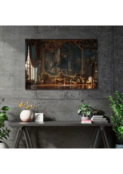 Barok Tarzı Resim Duvar Sanatı - Barok, Kanvas Tablo, Kanvas Tablo, Duvar Dekorasyonu, 50X30 modelleri
