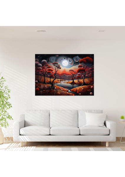 Aborijin Rüya Manzaraları Kanvas Tablo - Aborijin, Rüya Gibi Manzaralar, Kanvas Tablo, Kanvas Tablo, 50X30 modelleri