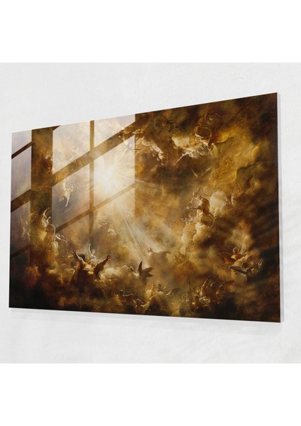 Barok Tarzı Resim Cam Baskı - Barok, Cam Baskı, Zengin Dokular, Incil Figürleri, 45X30
