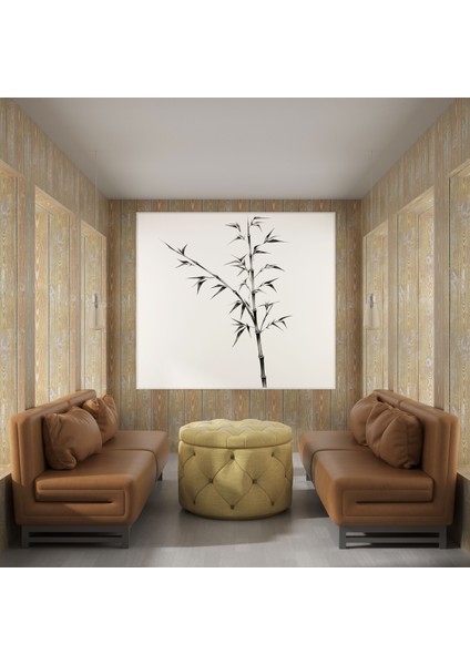 Asya Duvar Dekorasyonu - Zen Bambu - Asya, Kanvas Tablo, Duvar Sanatı, Ev Dekorasyonu, 30X30