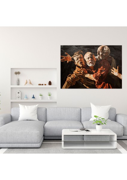 Caravaggio Tarzı Kanvas Tablo - Caravaggio, Kanvas Tablo, Caravaggio Tarzı, Duvar Sanatı, 70X50 modelleri