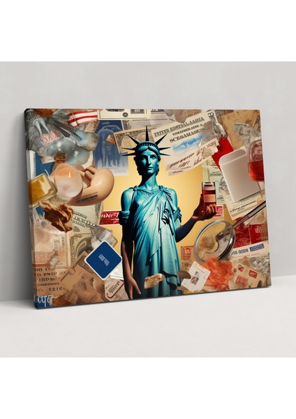 American Express Kart Kanvas Tablo - American Express, Duvar Dekorasyonu, Kanvas Tablo, Duvar Sanatı, 50X30