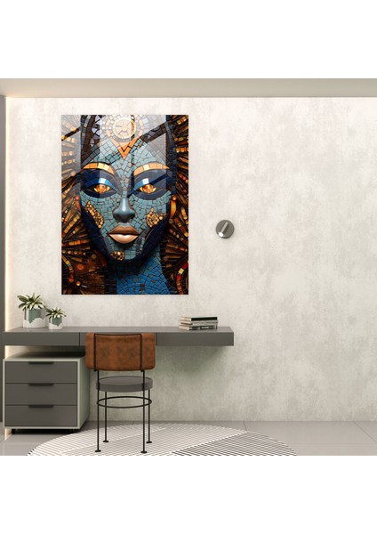 Afro Duvar Dekorasyonu - Afro, Seramik Mozaik, Afro Gelenekleri, Zengin Tarih, 50X70 fiyatları