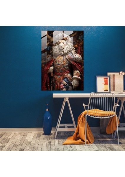 Insan Gibi Giyinmiş Hayvanlar Cam Baskı - Insan Gibi Giyinmiş Hayvanlar, Insan Gibi Giyinmiş Hayvanlar, Dokular, Ev Dekorasyonu, 30X45