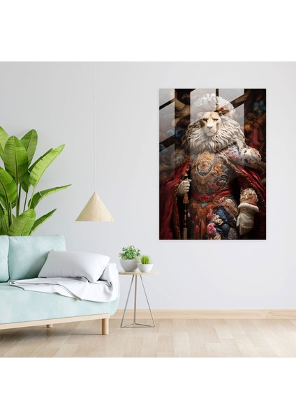 Insan Gibi Giyinmiş Hayvanlar Cam Baskı - Insan Gibi Giyinmiş Hayvanlar, Insan Gibi Giyinmiş Hayvanlar, Dokular, Ev Dekorasyonu, 30X45