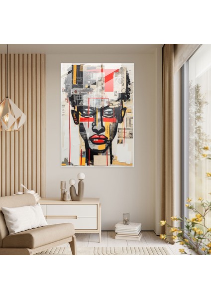 Basquiat Cam Baskı - Karışık Teknik Kolaj Cam Duvar Sanatı - Basquiat, Cam Sanatı, Basquiat, Karışık Teknik Kolaj, 30X45 fiyatları