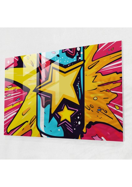 Pop Art Bira Bardağı Baskı - Bira, Cam Sanatı, Cam Duvar Sanatı, Modern Sanat, 30X45